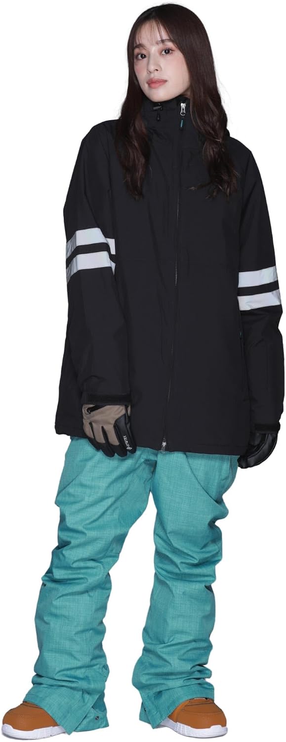 Amazon.co.jp: ICEPARDAL ISET-52 Women's Snowboard Wear, Ski Wear
