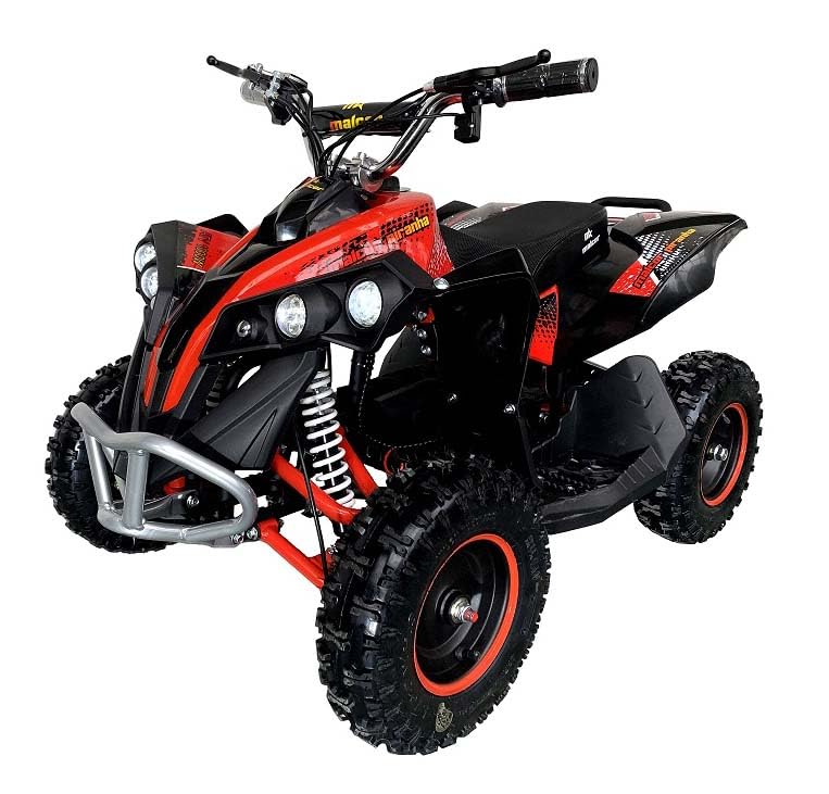 Elektryczny mini quad dla dzieci MTR Piranha 1000w, czerwony, 4-12 lat