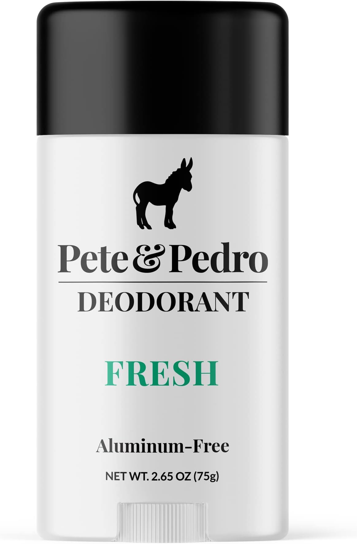 Pete & Pedro FRESH DEODORANT | Natural, Aluminum-Free Deodorant For Men & Women | Eucalyptus & Spearmint Scent, 2.65 oz.