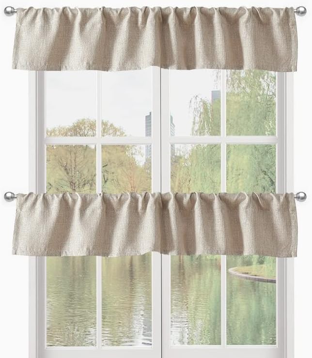 Amazon.com: DecoHongDi 2 PC Valance for Window 10 Inch Length,Kitchen ...