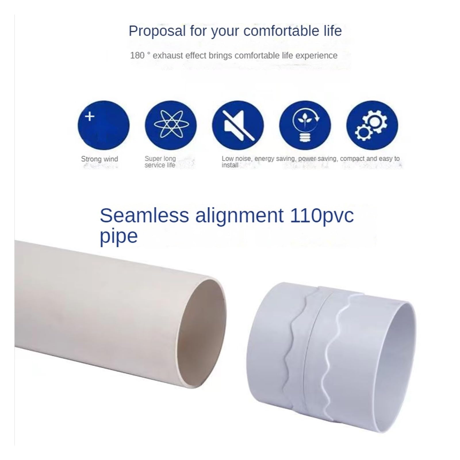 Estrattore D'aria Di Ventilazione A La Di Scarico A Finestra Del Soffitto Del Tubo Da 4 Pollici For I Ventilatori Del Ventilatore A Soffitta Del Condotto A Cucina A Toilette Del Bagno