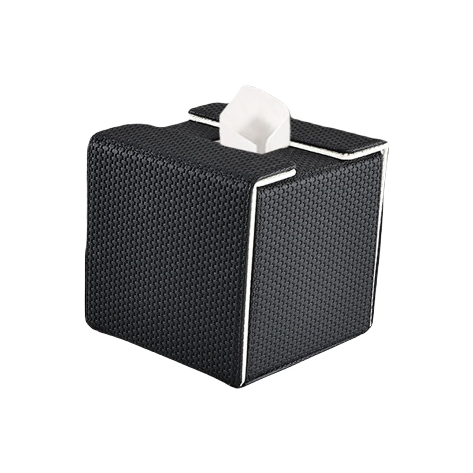 Jazuaiao Sturdy Tissue Covers with Creative Designs Paper Box Stylish Tissue Box Holder for Adding Elegances to Any Room Faux Leather Covers