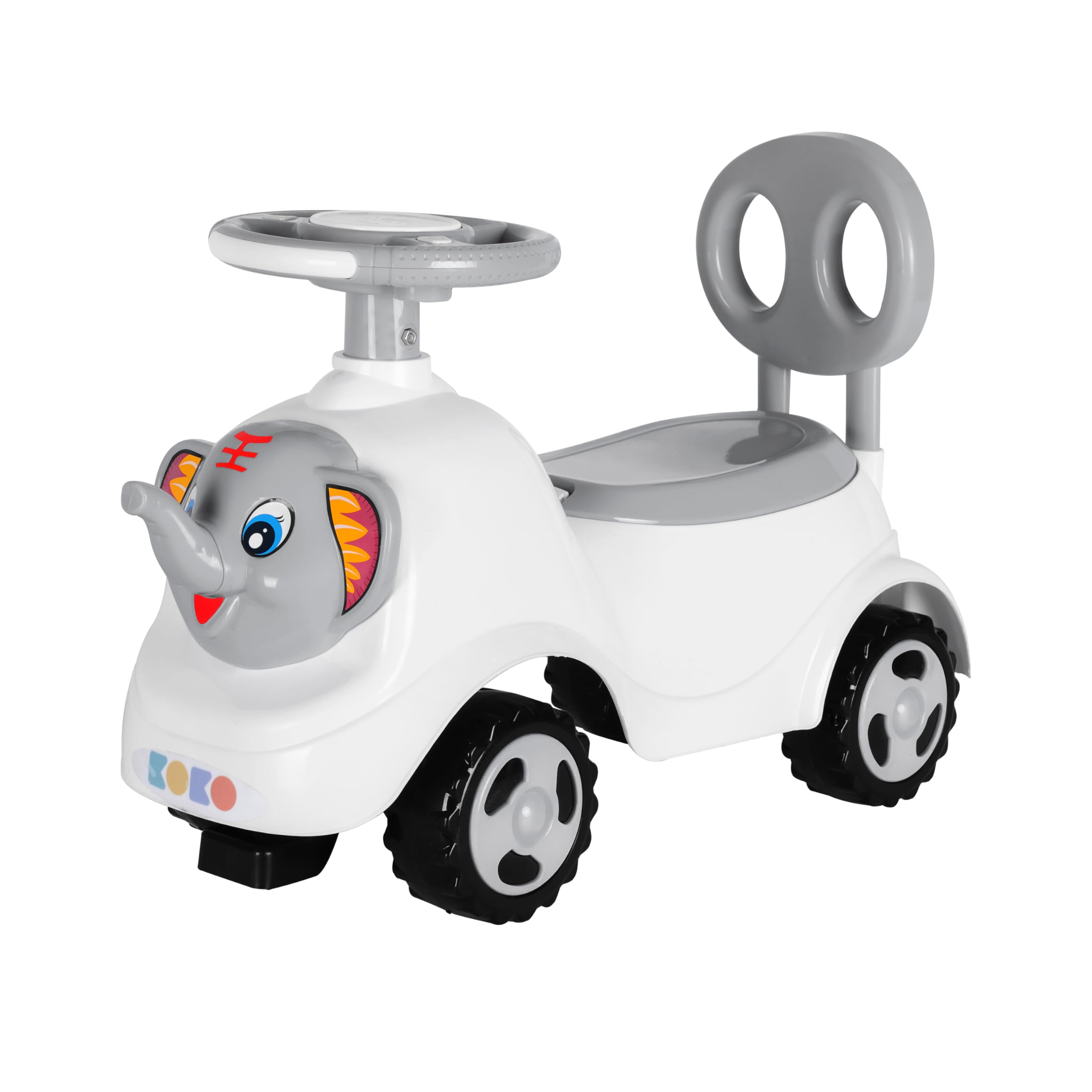 Koko Elephant Balance Bike For Toddlers Lightweight Ride On Toy