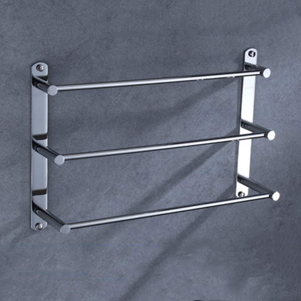 Wieszak na ręczniki Wieszak na ręczniki, trójwarstwowy wieszak na ręcznik kąpielowy Akcesoria łazienkowe do kuchni Biuro hotelowe/30Cm (80cm) interesting