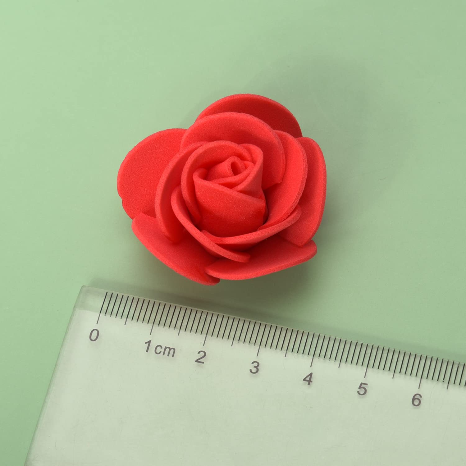 Wisafory Lot De 100 Mini Têtes De Roses Artificielles En Mousse - Pour Mariage, Bouquet De Mariée, Fête, Décoration De Maison, Bricolage, Saint-Valentin, Gris