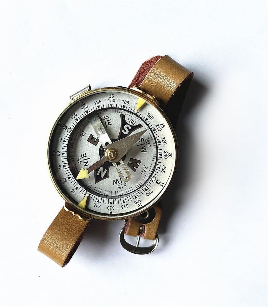 Belt Russian Compass with Glow-in-The-Dark Compass Switch Compass Outdoor Russian Compass