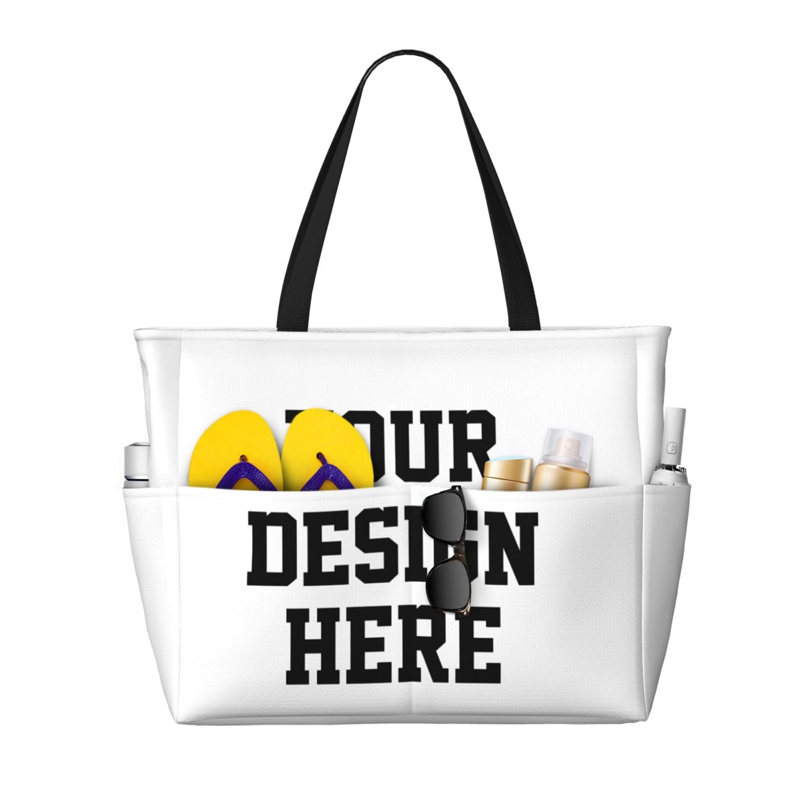 Custom Tote Bags For Women Add Your Picture Logo Text Custom Bags With Logo