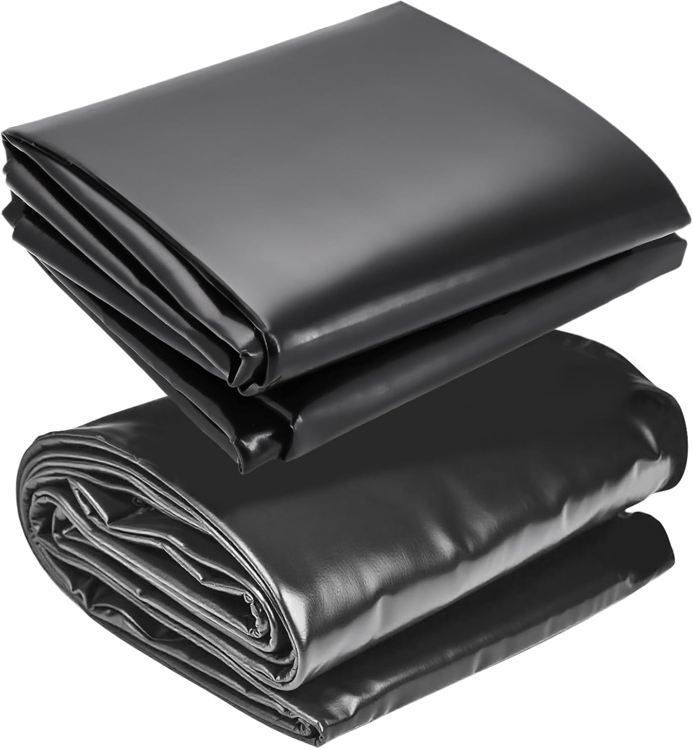 7 x 10 FT & 20 x 20 FT Pond Liner, 20 Mil Pond Liners for Outdoor Ponds, HDPE Pond Liner Easy Cutting Puncture Resistant, Pond Liners for Water Garden Fountain Waterfall, Koi Fish Aquaculture Pond