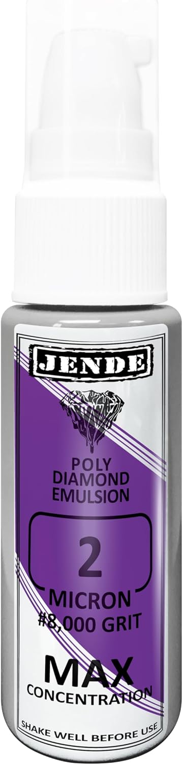 Jende 2 Micron Max Poly Diamond Stropping Emulsion 20ml, Premium Stropping emulsion