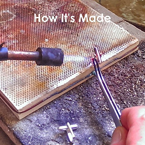 Miniatura 6 de LOVE initials Custom cufflinks Sterling Silver Cufflinks Engraved cufflinks Initial Cufflinks Mens cufflinks, Gift Message, Box, Handmade