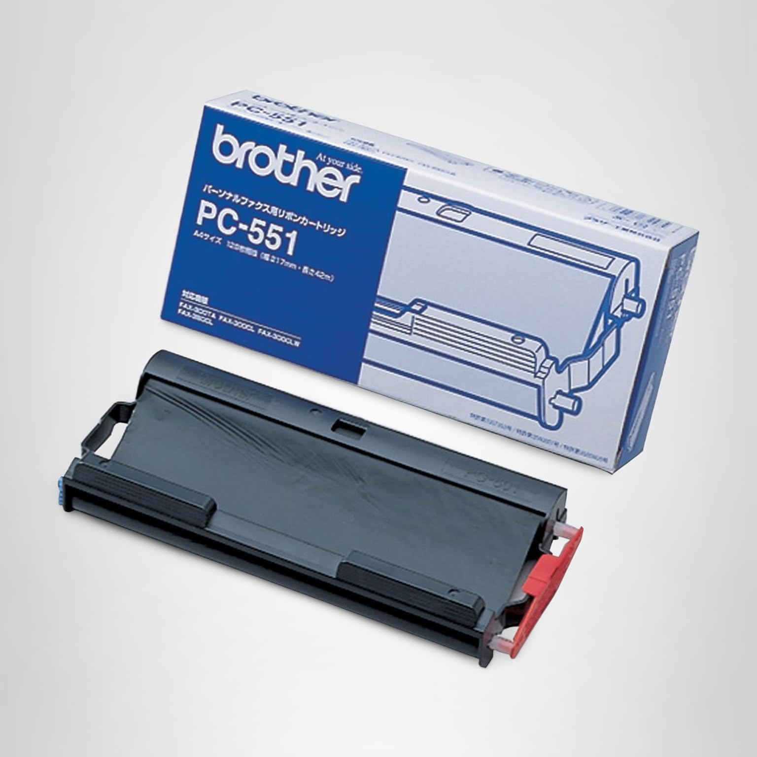 Amazon.co.jp: brother 普通紙ファクシミリ用カセット付きリボン PC