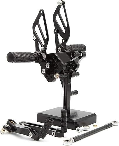 Miniatura 2 de FXCNC Juego de estriberas para motocicleta CNC Billet, reposapiés trasero totalmente ajustables, compatibles con 749 999 748 916 996 998