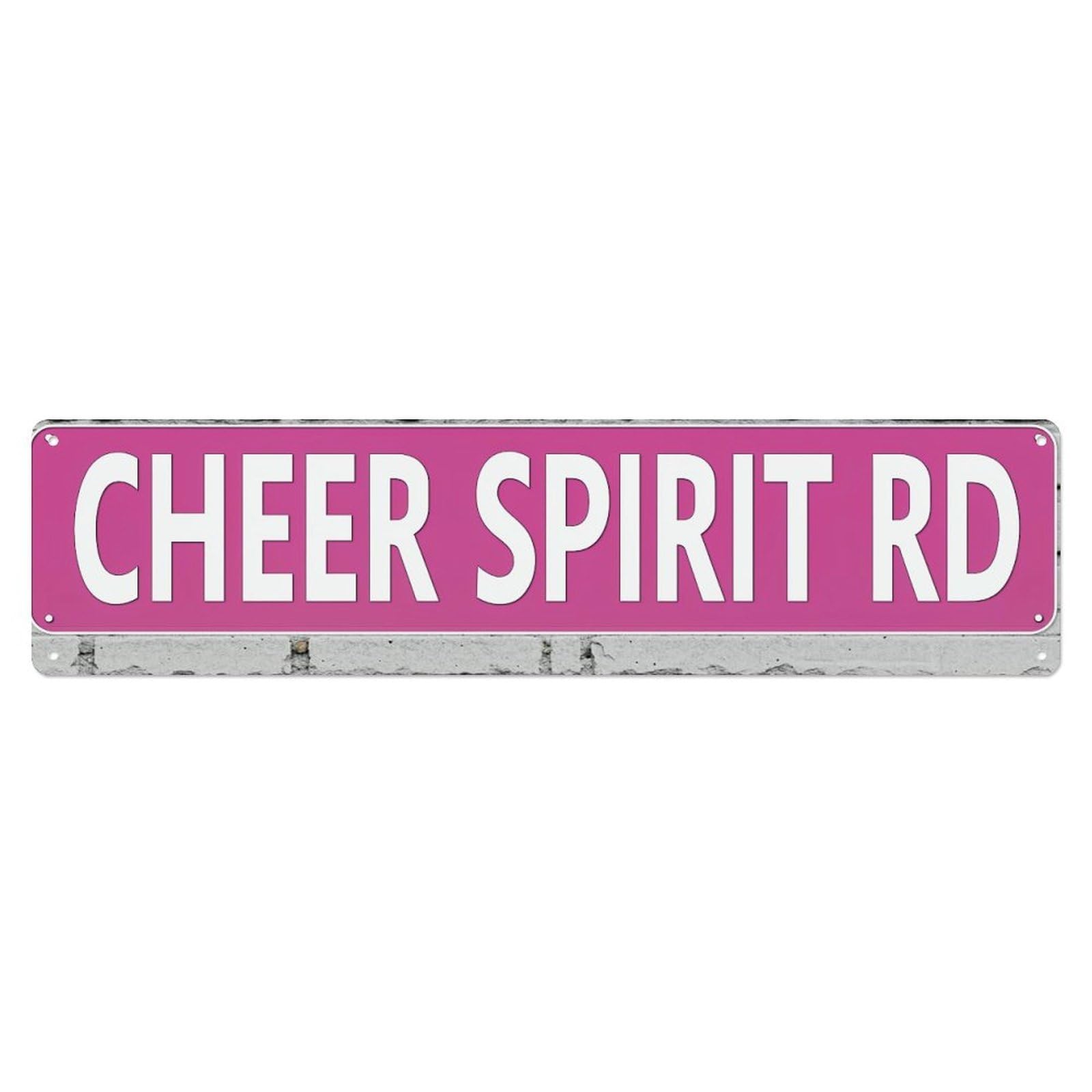 Jdyaojiesheng Vintage Cheer Spirit Rd Sign Tin Sign Retro Metal Wall Decor Metal Poster, Home Bar Garage Farmhouse Cafe Wall Art Decoration 4X16inch