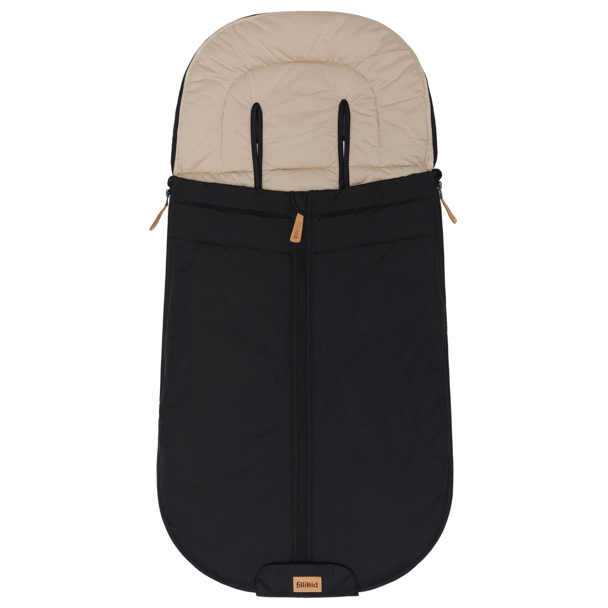 Fillikid Babyfußsack Light Trend Exklusiv 95x48 cm | Leichter Sommer Fußsack für Kinderwagen Buggy Sportwagen | Universell passend, Vorderteil abnehmbar, Fußbereich separat zu öffnen | pflegeleicht