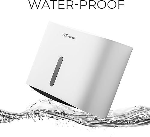 Miniatura 6 de Dispensador de toallas de papel para montaje en pared, adhesivo sin perforación, multipliegue triple cfold comercial dispensador de toalla de mano,