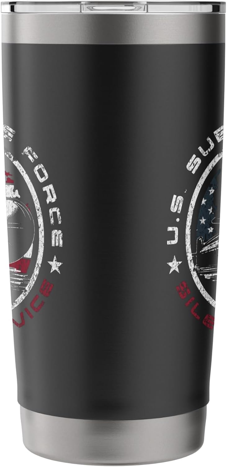 Submarine Veteran Submariner Silent Service Military Force Stainless Steel Insulated Tumbler image 4