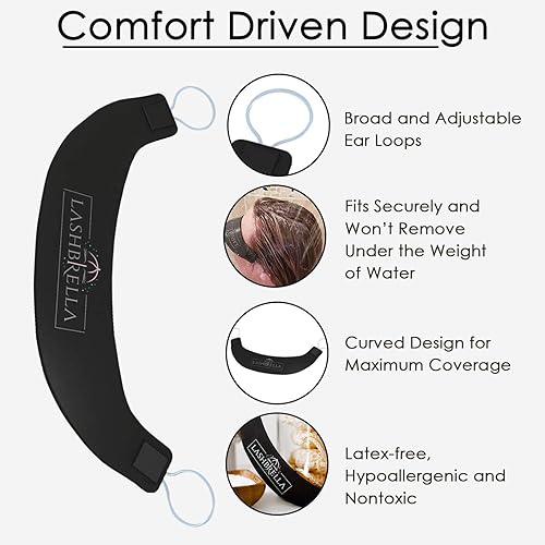 Miniatura 3 de Pestañas de ducha y visera de cejas para extensiones de pestañas, microblading, maquillaje permanente, salón de belleza y cuidado posterior -