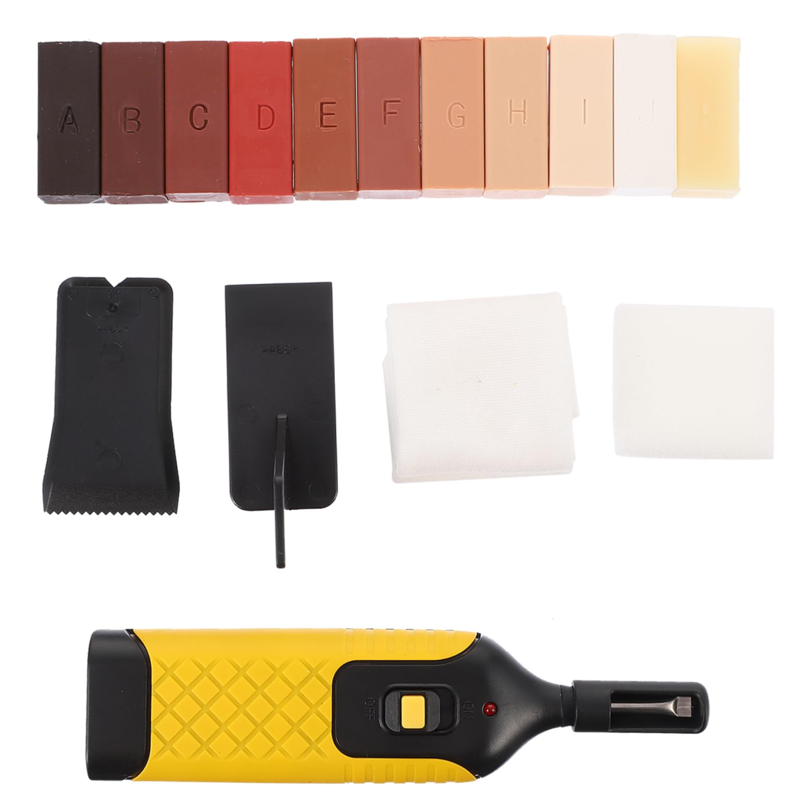 KOMBIUDA 1set Furniture and Floor Repair Kit Cordless Tools for Laminate Floor Repairing Accessories for Scratch Restoration and