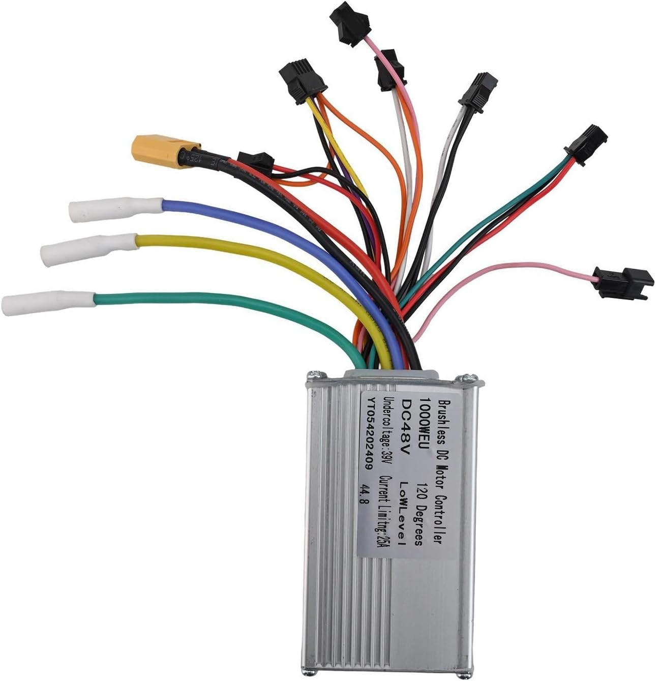 48V/25A 1000W Controller And Display For Kugoo G2 10 Inch Electric Scooter Metal Casing LCD Panel Speed Monitor Aluminum Alloy Accessory(Controller)