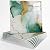 10pcs Peel and Stick Tile Shower Waterproof Marble Tiles Wall Panels, 11.8"x11.8" Self-Adhesive Backsplash Tile, PVC Wall Panels Shower Tiles for Home Bathroom Green (Non Real Ceramic Tiles)