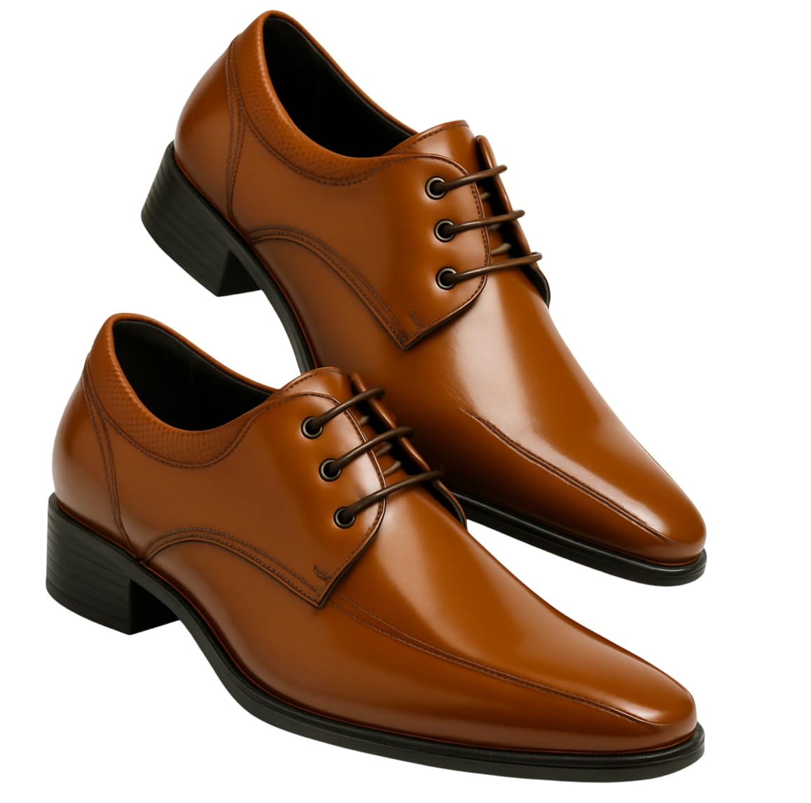 Leather Formal Derby Shoes for Men | Stylish & Comfortable Fit Lace-Up Derby Shoes | Men's Lace-up Formal Shoes | Stylish Footwear for Office, Parties & Business Wear-picture-34