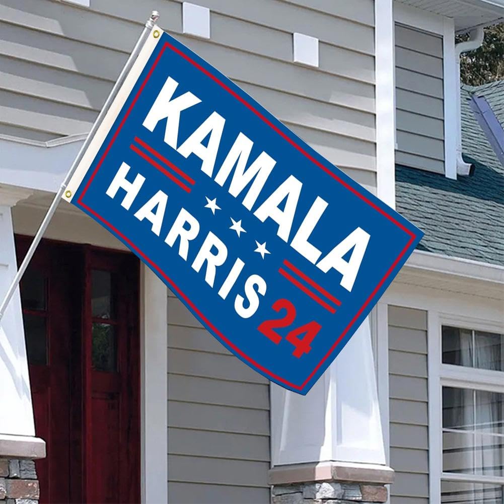 Bandiera Kamala Harris 12x18 Pollici – Doppia Faccia In Tessuto 100D Per Barca O Parete – TRADEWINDS