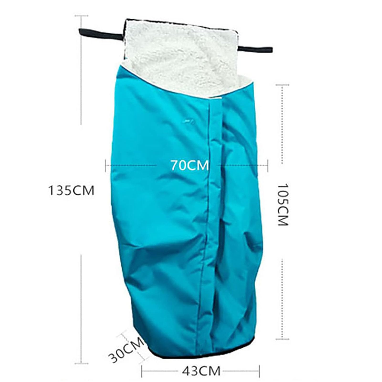 Manta para Silla Ruedas para Calidez Y Comodidad, Invierno Bolsa Cálida Manta Térmica Funda para Silla Ruedas, Manta Térmica para La Parte Inferior del Cuerpo a Prueba Viento