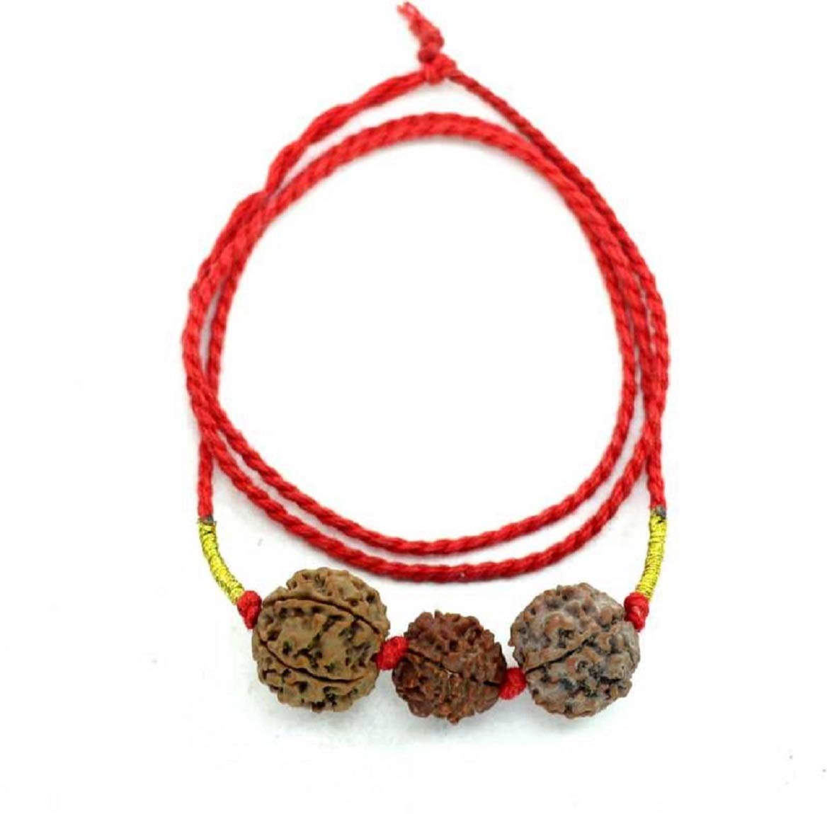 SHIVOHAMSHIVOHAM Stress Remover Rudraksha Kavach/Chinta Nashak Kavach : 3-4-6 Mukhi Nepali Rudraksha Combination