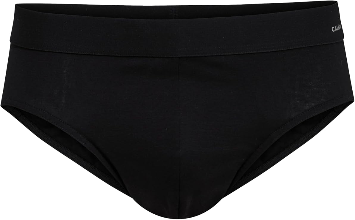 Calida Cotton Code Men's Brief | Classic Cotton Underwear with Elastic Waistband | Breathable Double-Layer Pouch