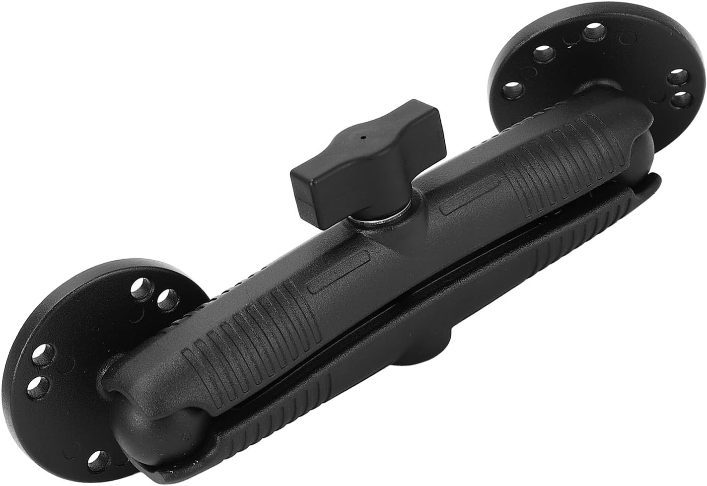 plplaaoo Double Ball Mount Fish Finder Bracket Aluminum Alloy Adjustable 360 Degree Rotation Secure Connection for Lowrance Humminbird Raymarine Marine Use