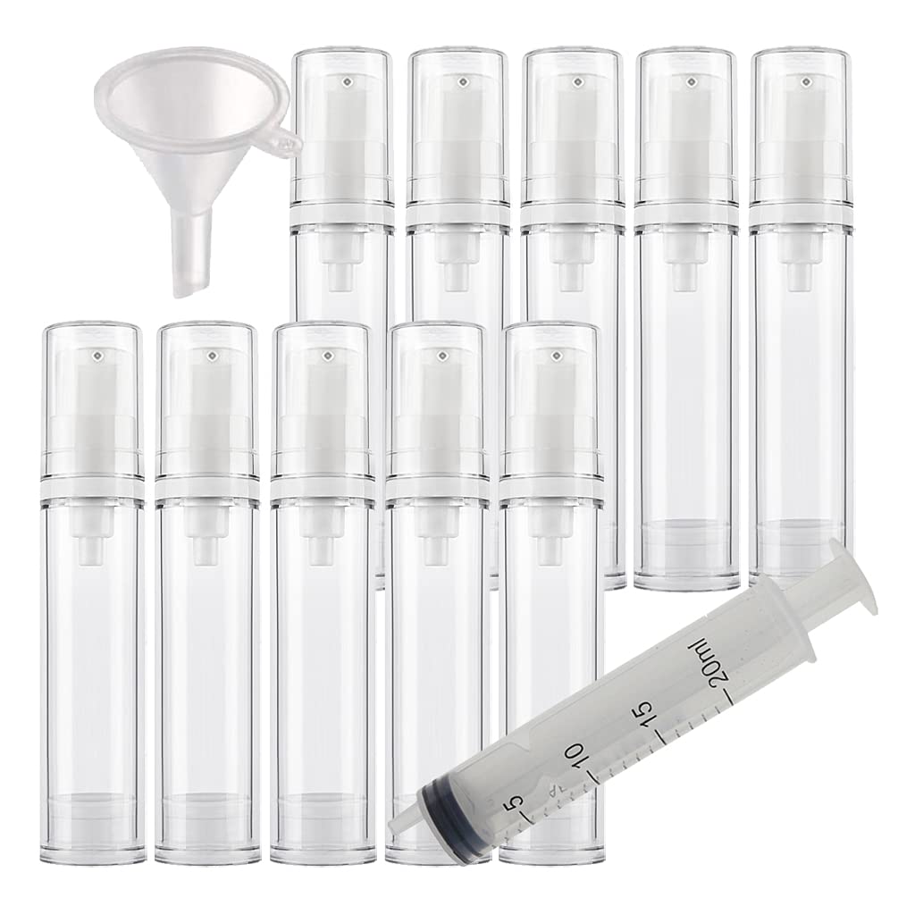TIANZD 6 Bouteilles Vide 100ml Avec Pompe Bleu - Pour Cosmétiques, Lotion, Huile Essentielle
