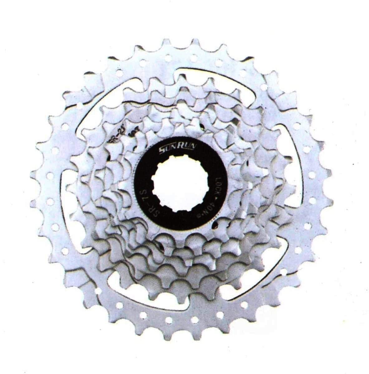 SR SUNRUN SHIMANO COMPATIBLE CASSETTE COGS, 7 SPEED, 7 SPEED MEGA RANGE, 8 SPEED, 9 SPEED, 10 SPEED, PUSH ON CASSETTE, SHIMANO & SRAM COMPATIBLE (7 SPEED MEGA 12-32T)