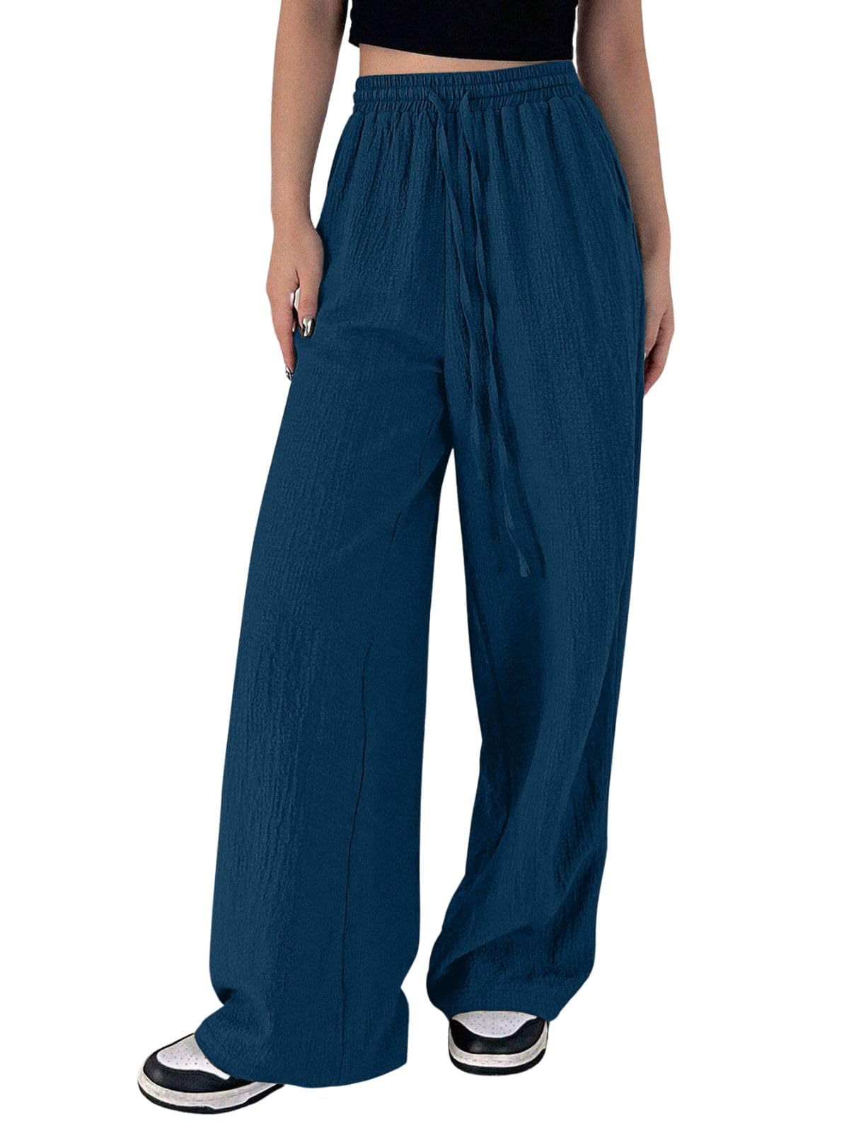 GRECIILOOKS Women Trousers for Women | Women Trousers | Women's High-Waisted Pant | Women Trousers Pants | Korean Trousers for Women
