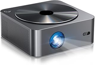 Projector 4K, Mini Projector 5G WiFi Projector Smart Real 1080P Full HD Movie Proyector Support 4K Video Projector Home Theater Bluetooth Projectors (Color : U0320, Size : EU Plug)