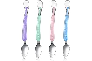 Lallisa Baby Silicone Fruit Spoons