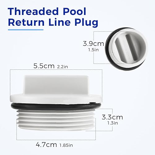 Miniatura 4 de MOOTVGOO Tapones de goma de 3 tamaños para piscina, tapones de expansión de invierno para piscina, enchufes de expansión de invierno para piscina,