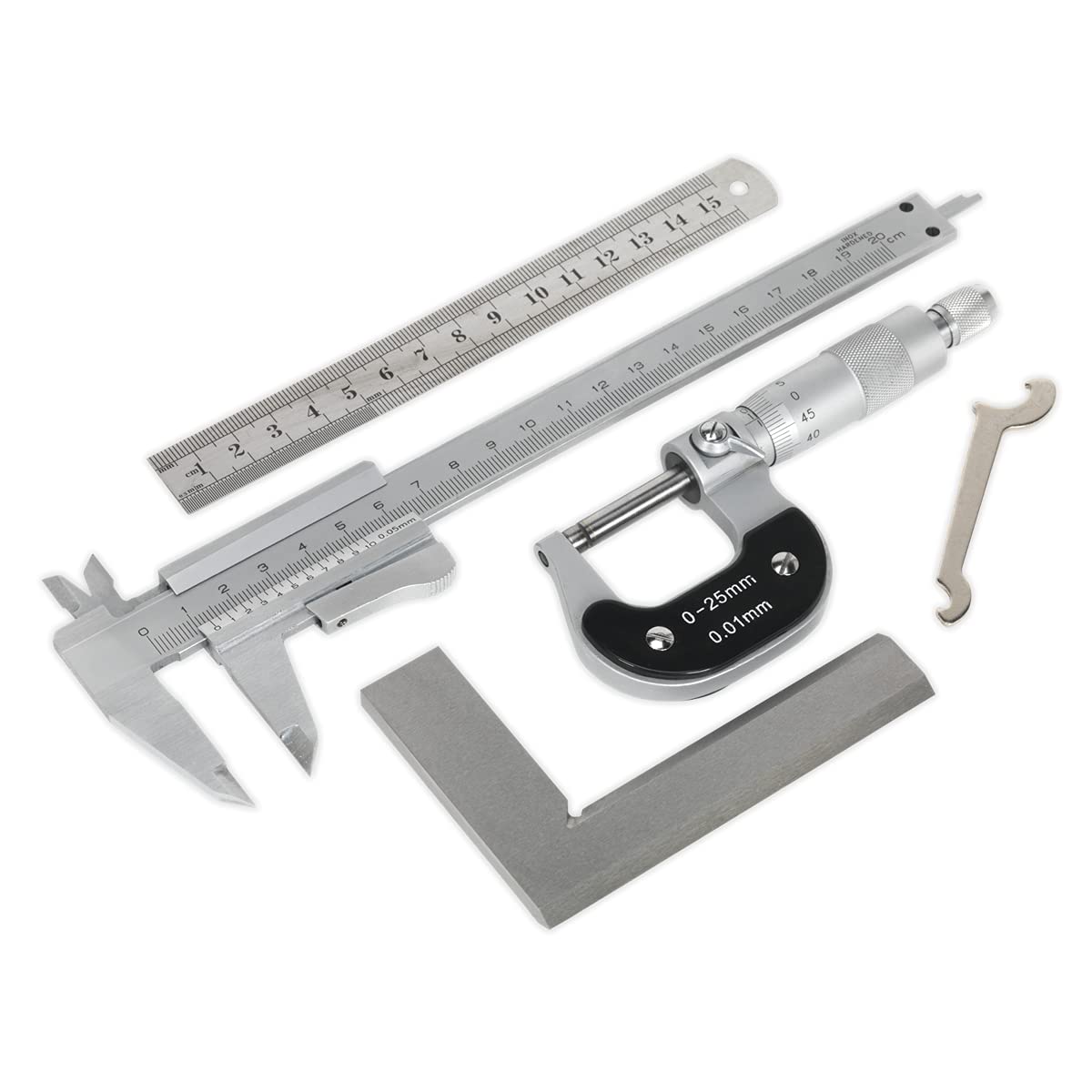 Sealey Ak91set Outil de mesure de Lot de 4 pièces