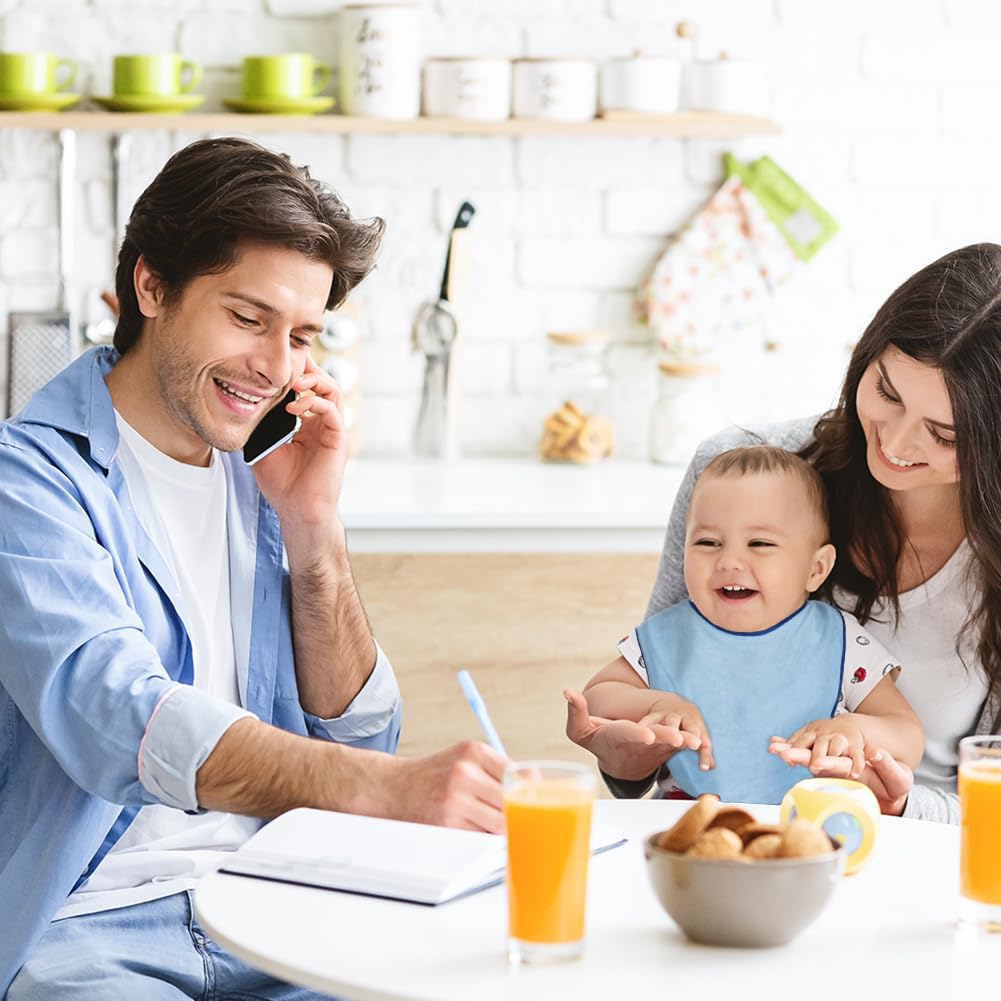 Bavoirs Imperméables pour Bébé en Forme de U, Ajustable, Tissu Lavable, Éponge