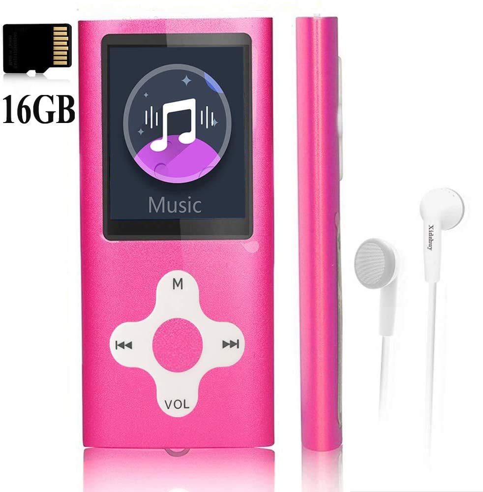 Mp3 Player,Music Player with a 16 GB Memory Card Portable Digital Music Player/Video/Voice Record/FM Radio/E-Book Reader/Photo Viewer/1.8 LCD