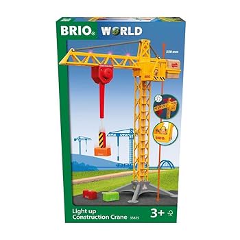 Amazon.co.jp: BRIO (ブリオ) WORLD ライト付大型クレーン 建設