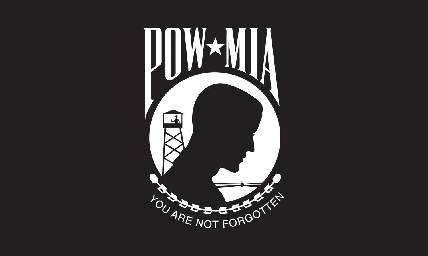 America's Flag Company 3-Foot by 5-Foot Nylon POW-MIA Seal on Both Sides