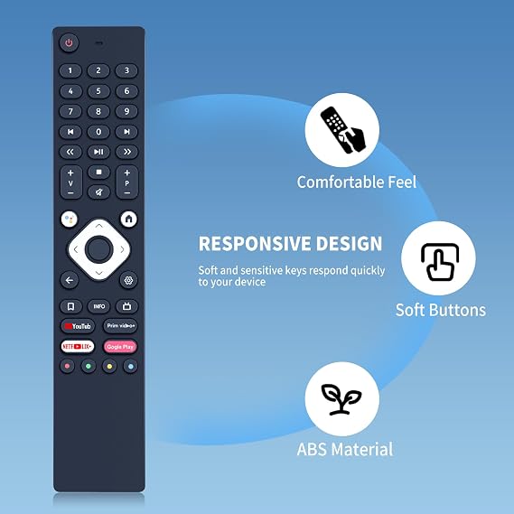 Replacement Voice Remote Control Compatible with Android TV Box Nokia Streaming 8000 & 8010
