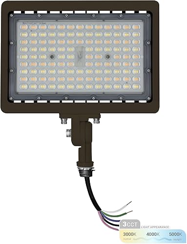 Miniatura 13 de NUWATT Luz de inundación LED de 30 W, 3CCT 3000K/4000K/5000K seleccionable, iluminación impermeable IP65, montaje de nudillo ajustable, 4200 lm