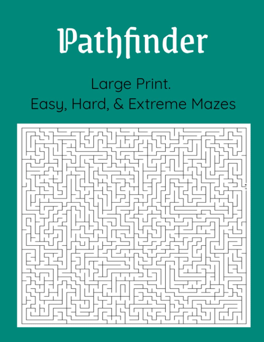 Pathfinder: Maze Puzzle Book for Adults & Teens, A Book of Mazes to Find a Path and Explore - 140 Easy, Hard, and Extreme Maze Puzzles (Puzzles for Everyone)
