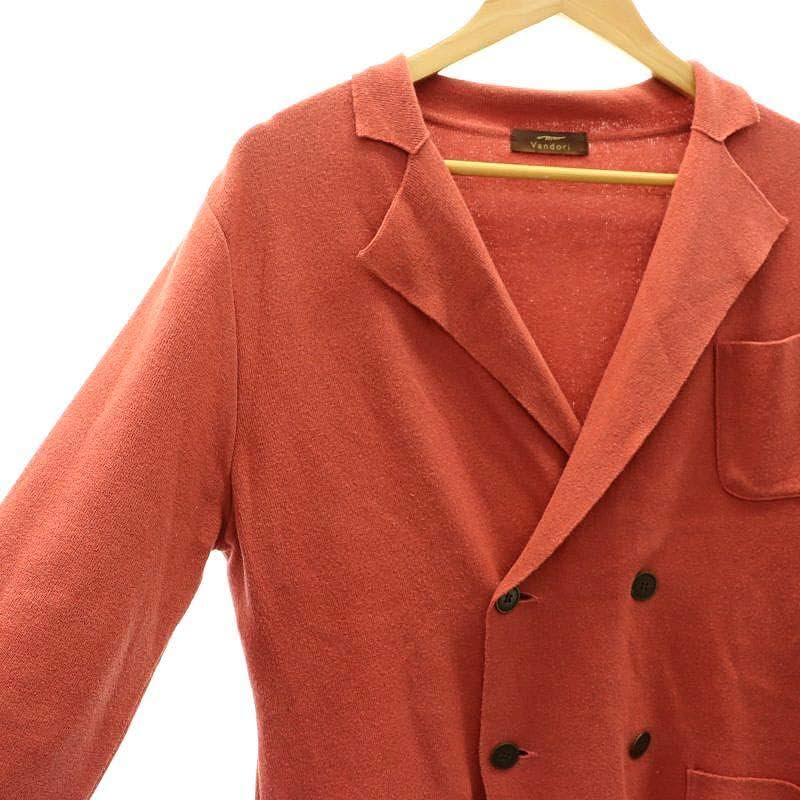 Amazon.co.jp: ヴァンドリ Vandori コットンニット ダブルブレスト 