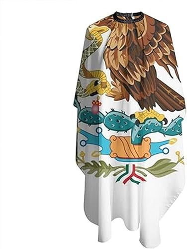 Miniatura 3 de Bandera de cachemira de México para salón de belleza, capa de corte de pelo para peluquería y peluquería delantal, accesorio de peinado para unisex