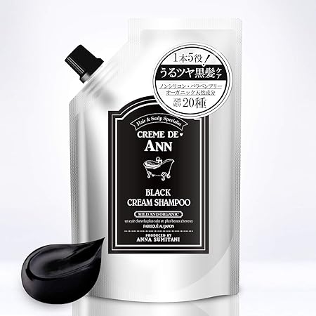 Amazon 養毛シャンプー 白髪 薄毛 発毛 対策 Creme De Ann クレムドアン ブラックシャンプー Creme De Ann クレムドアン 育毛 養毛用シャンプー 通販