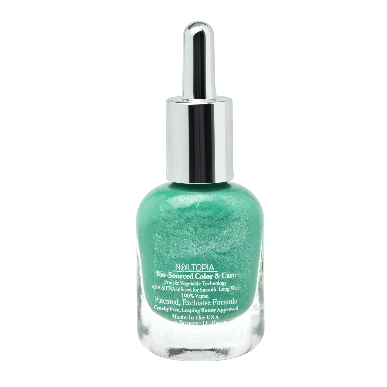 Nailtopia Bio-Source - Esmalte de uñas sin astillas - Esmalte de uñas totalmente natural con biotina y superalimento - Fórmula resistente a las astillas - Secado rápido y duradero - Yacht Week