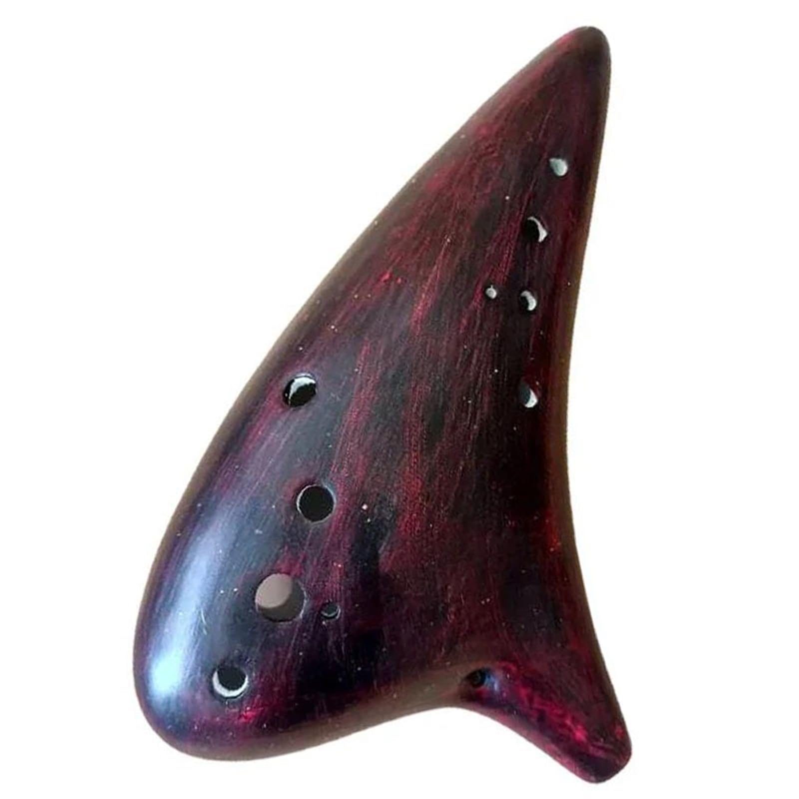 Ocarina Alto C Keramik-Bass-C-Tonart-Okarina Mit 12 Löchern