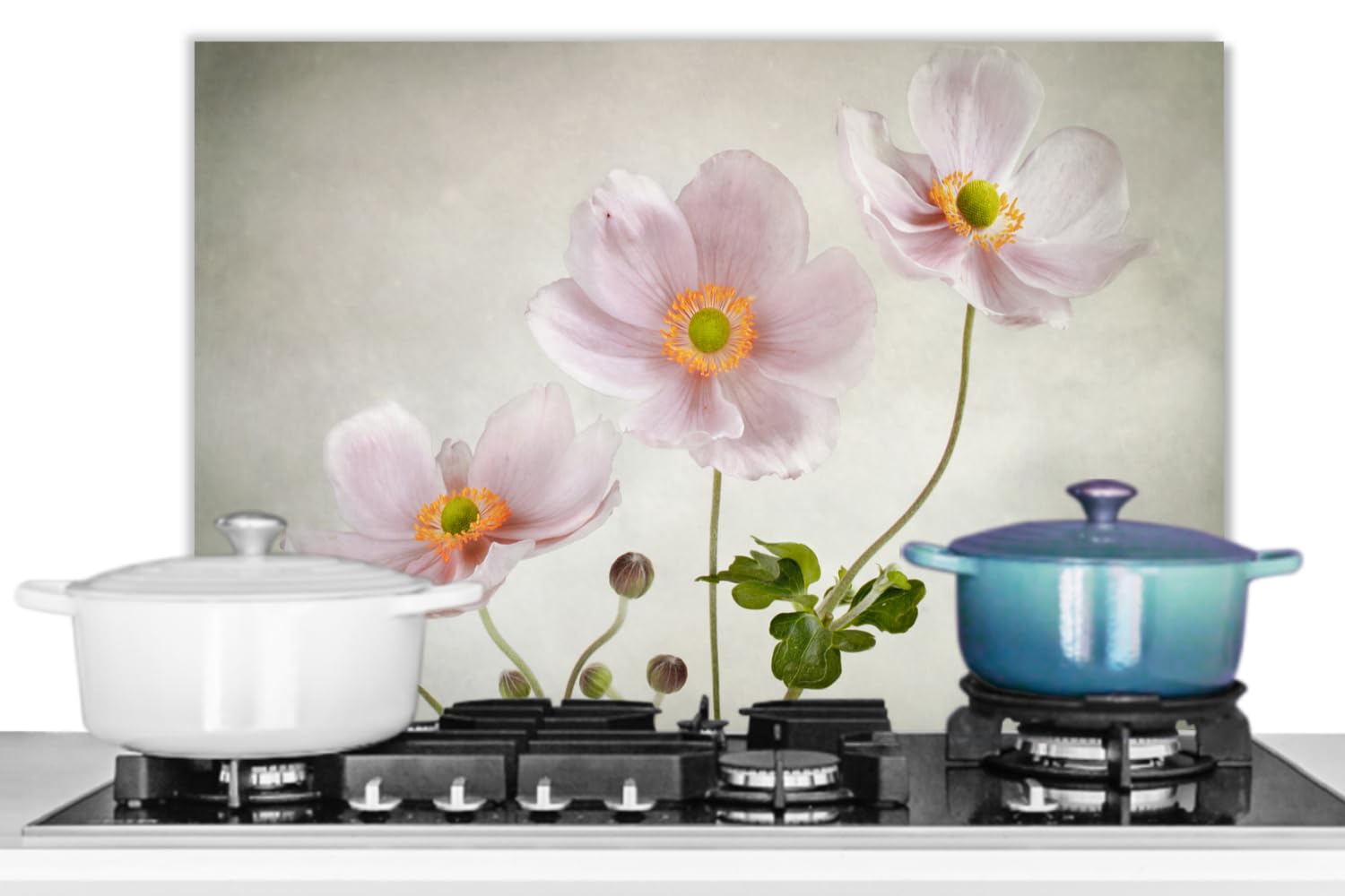 KitchenYeah© Pannello Paraschizzi da Cucina Alluminio Alzatina Top